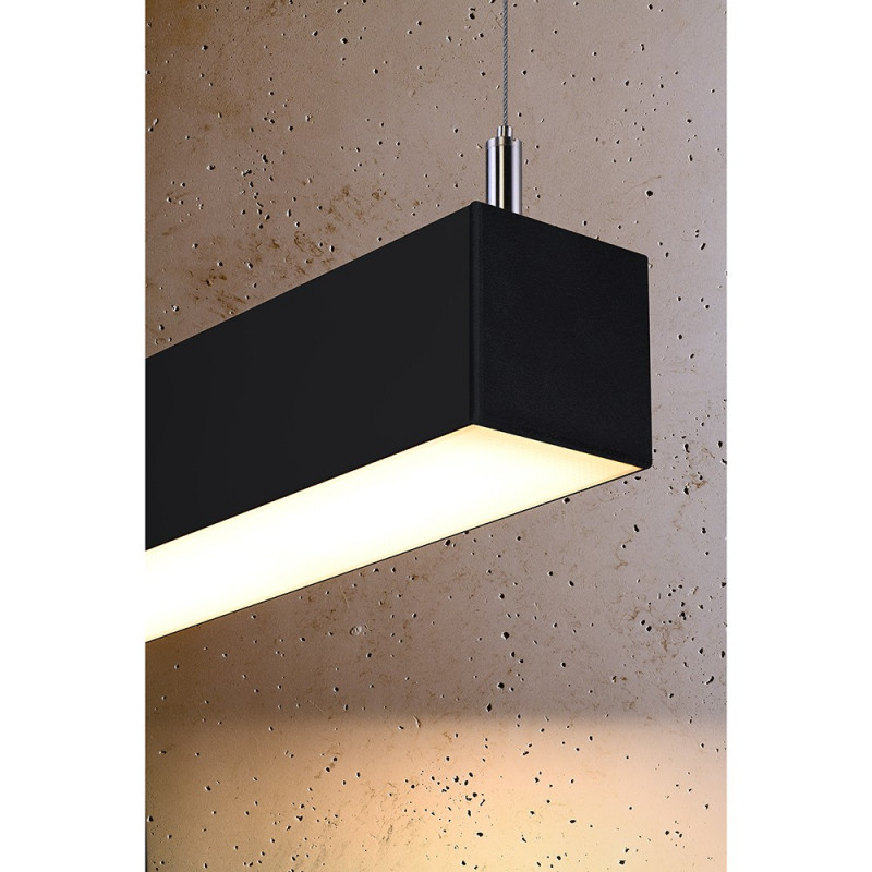 Hanging lamp PINNE 90 3000K black THORO
