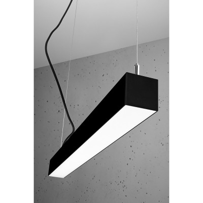 Lampa wisząca PINNE 90 3000K czarna THORO