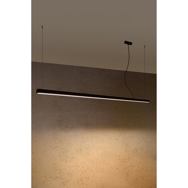 Lampa wisząca PINNE 200 3000K czarna THORO