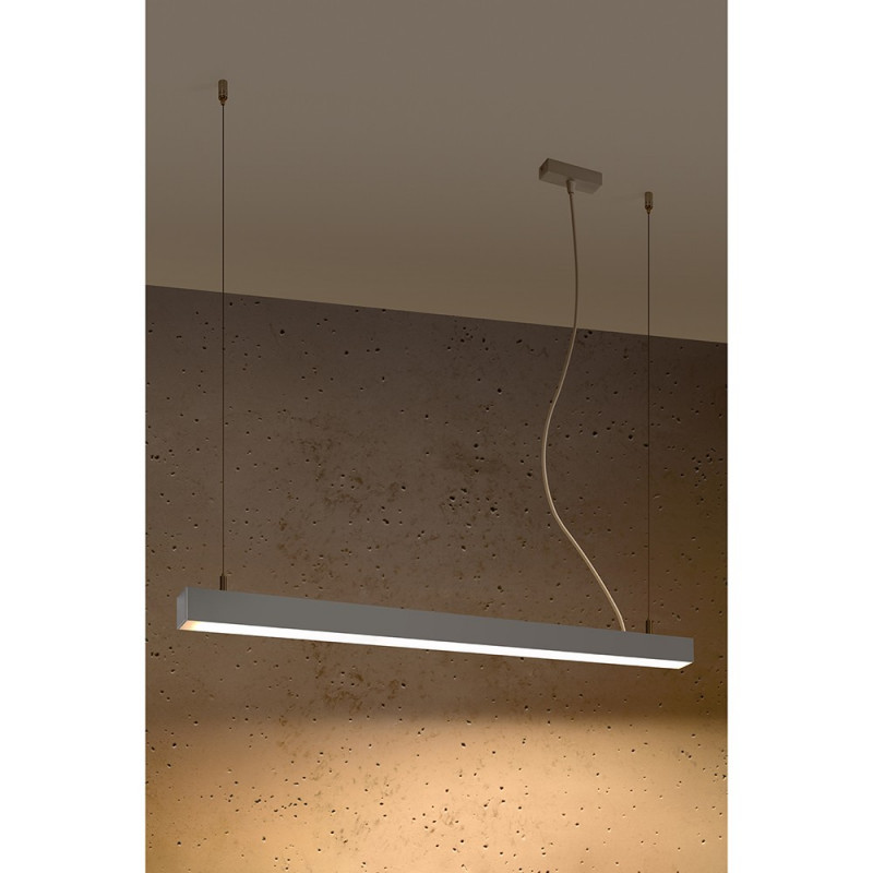 Hanging lamp PINNE 90 3000K grey THORO