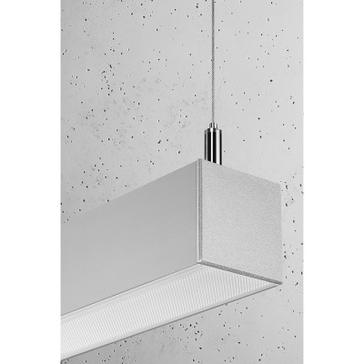 Hanging lamp PINNE 90 3000K grey THORO