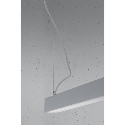 Hanging lamp PINNE 90 3000K grey THORO