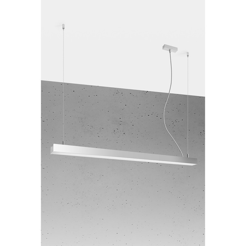 Hanging lamp PINNE 118 3000K grey THORO
