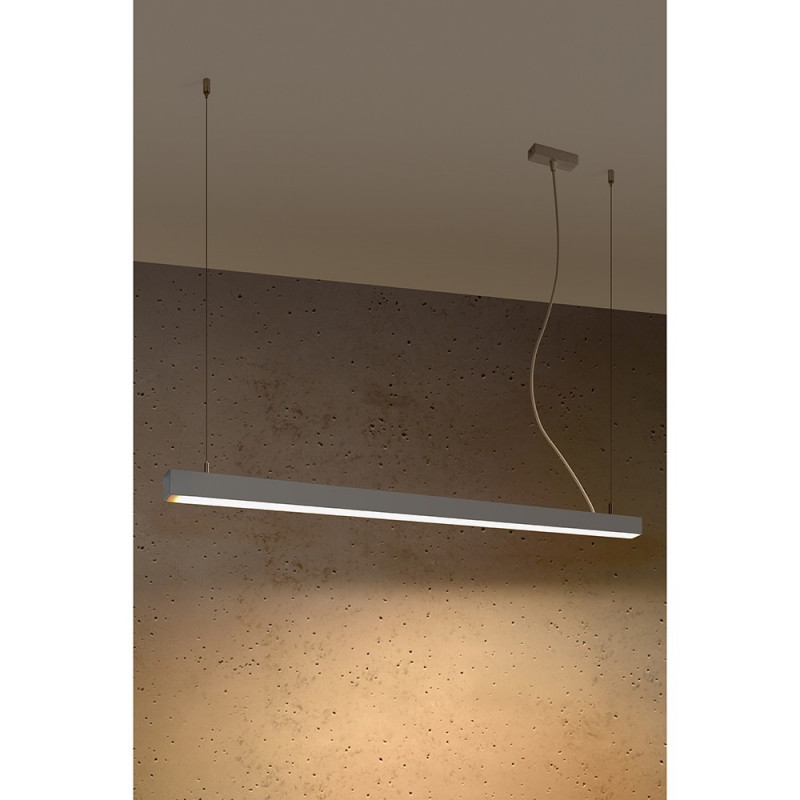 Hanging lamp PINNE 118 3000K grey THORO