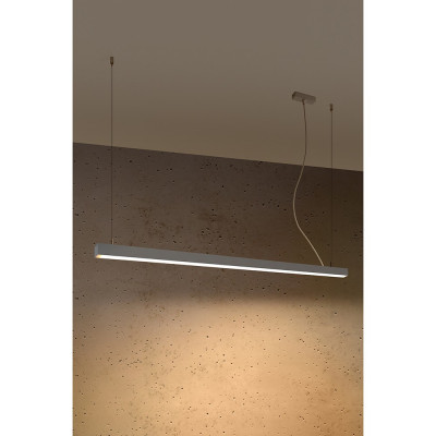 Lampa wisząca PINNE 150 3000K szara THORO