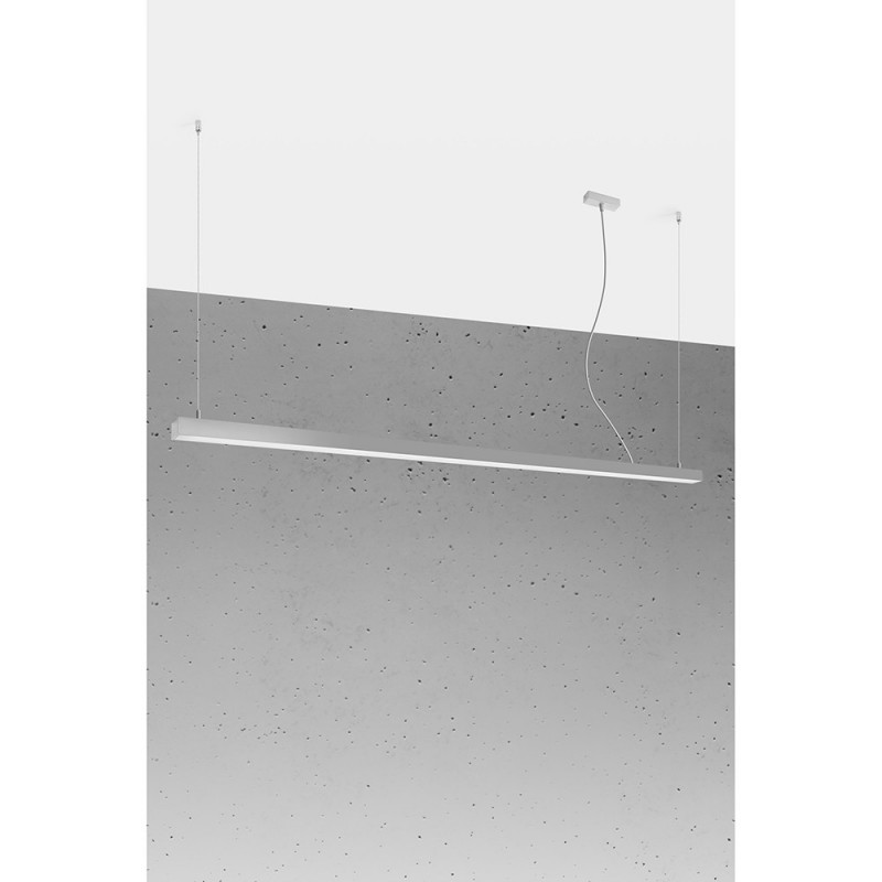 Hanging lamp PINNE 200 3000K grey THORO