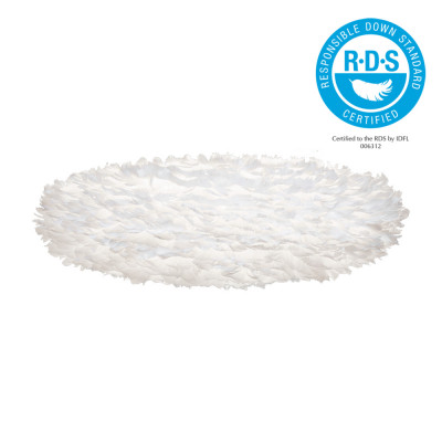 White lamp with feathers Eos Esther Large 79cm UMAGE
