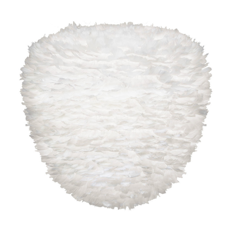 White lamp with feathers Eos Evia Large UMAGE