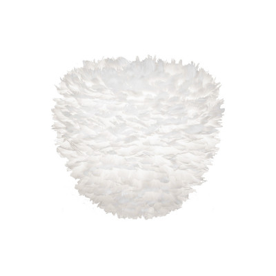 White lamp with feathers Eos Evia Medium UMAGE