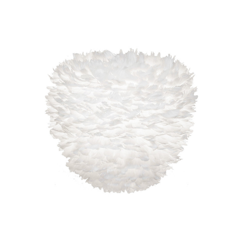 White lamp with feathers Eos Evia Medium UMAGE