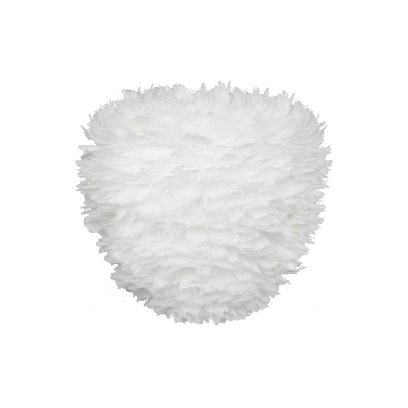 White lamp with feathers Eos Evia Medium UMAGE