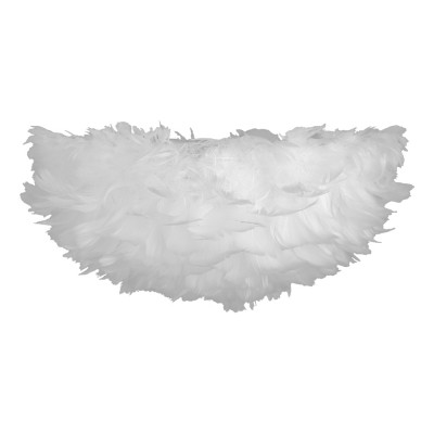 White wall lamp with feathers Eos Up UMAGE