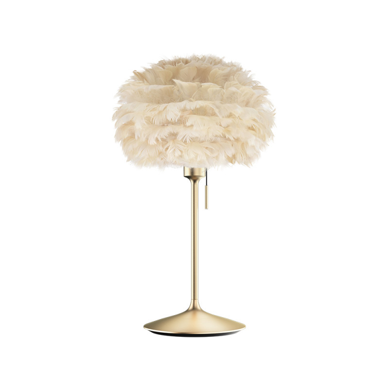Light brown lamp with feathers Eos Mini UMAGE