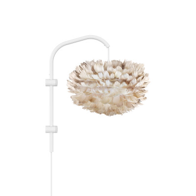Light brown lamp with feathers Eos Mini UMAGE