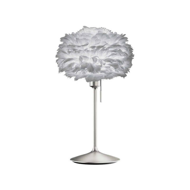 Light grey lamp with feathers Eos mini UMAGE