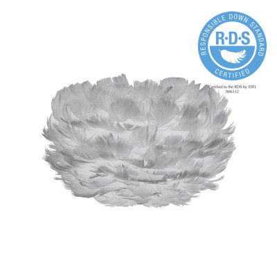 Lamp with feathers Eos micro light grey UMAGE (VITA Copenhagen)