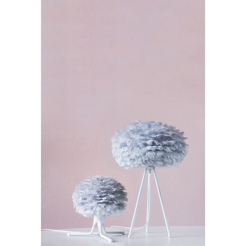 Lamp with feathers Eos micro light grey UMAGE (VITA Copenhagen)
