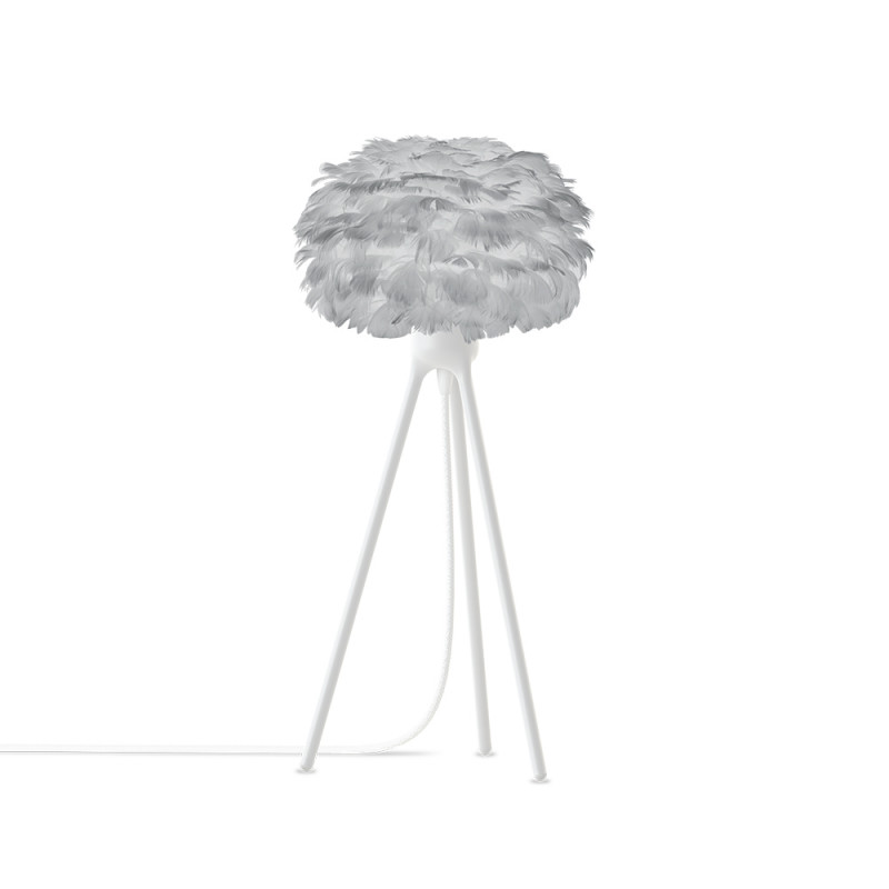 Lamp with feathers Eos micro light grey UMAGE (VITA Copenhagen)