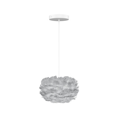 Lamp with feathers Eos micro light grey UMAGE (VITA Copenhagen)