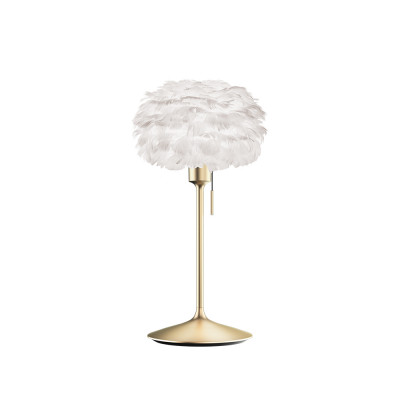 White lamp with feathers Eos Micro UMAGE