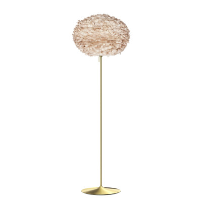 Light brown lamp with feathers Eos Large UMAGE