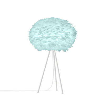 Niebieska lampa z piór Eos Medium UMAGE