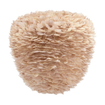 Light brown lamp with feathers Eos Evia Large UMAGE