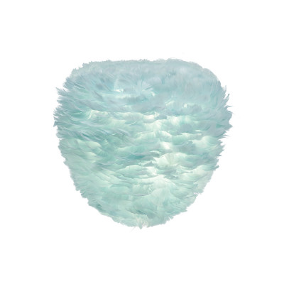 Light blue lamp with feathers Eos Evia Medium UMAGE