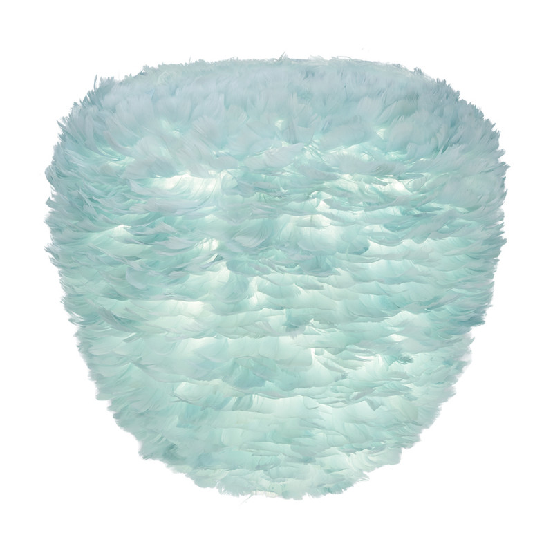 Light blue lamp with feathers Eos Evia Large UMAGE