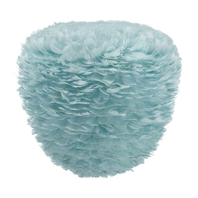 Light blue lamp with feathers Eos Evia Large UMAGE