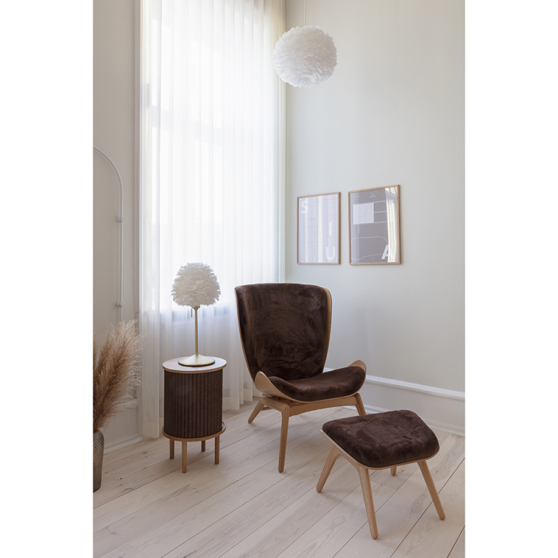 White lamp with feathers EOS Evia Mini UMAGE