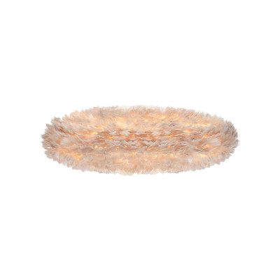 Light brown lamp with feathers Eos Esther Medium UMAGE