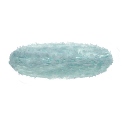 Light blue lamp with feathers Eos Esther Large UMAGE