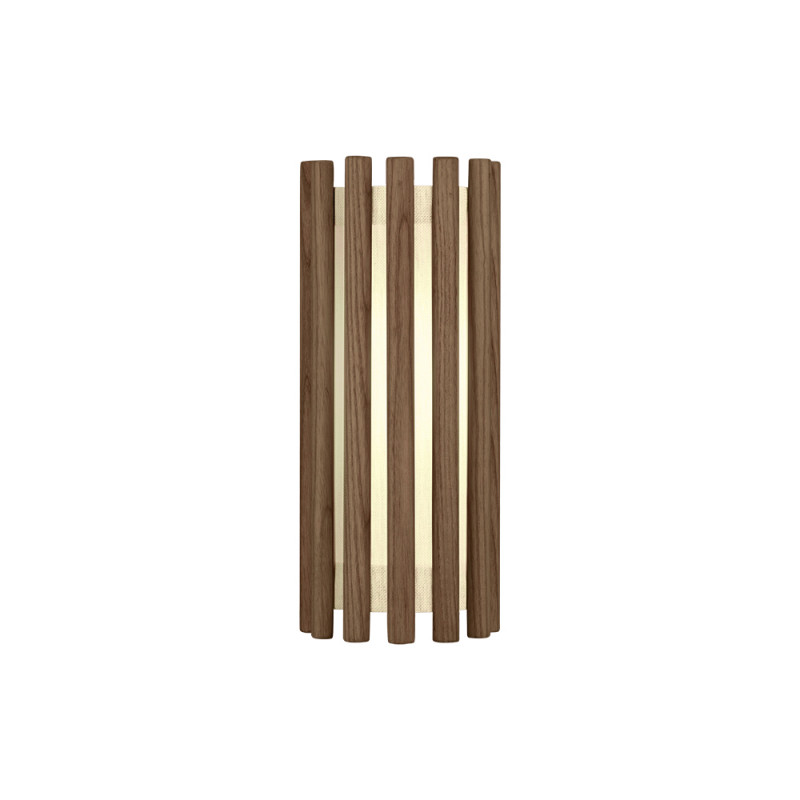 Drewniany abażur Komorebi Mini ciemny dąb UMAGE