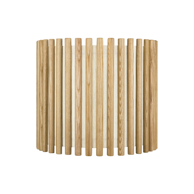 Drewniany abażur Komorebi Medium Circle naturalny dąb UMAGE