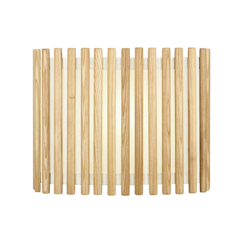 Drewniany abażur Komorebi Medium Rectangular naturalny dąb UMAGE