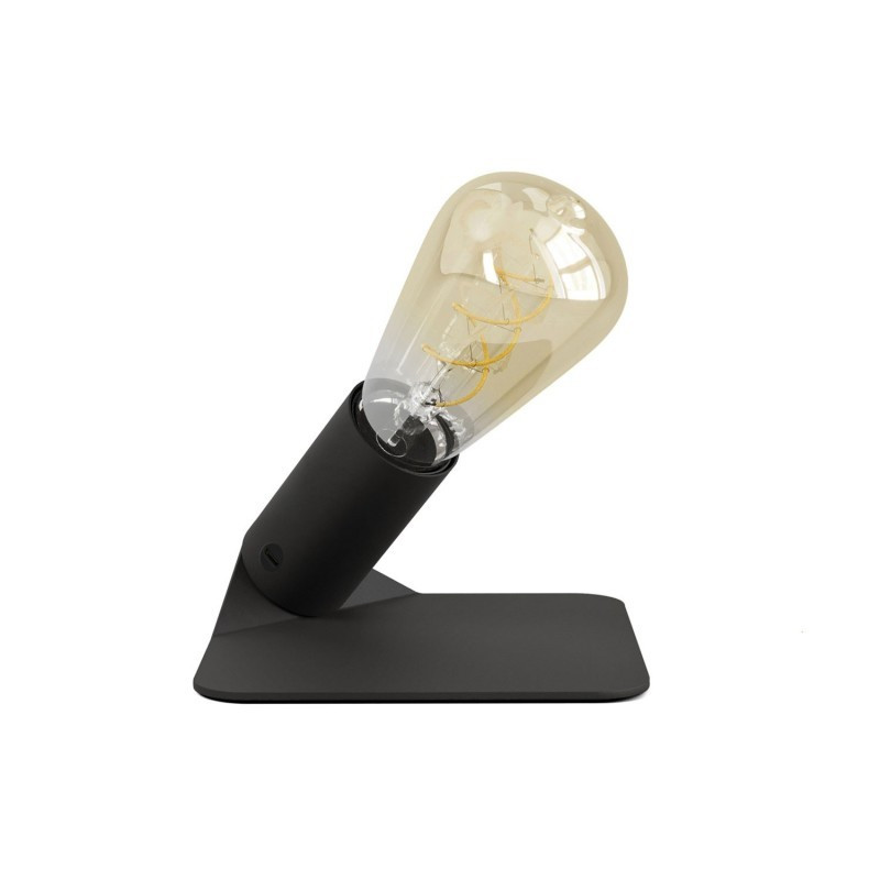 Lampa stołowa SI! 5V z bursztynową żarówką LED czarna Creative-Cables