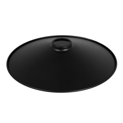 Wodoodporna lampa sufitowa IP44 z metalowym kloszem Swing czarna Creative-Cables