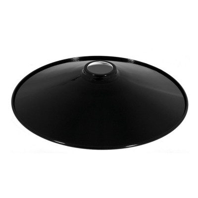 Wodoodporna lampa sufitowa IP44 z metalowym kloszem Swing biało-czarna Creative-Cables