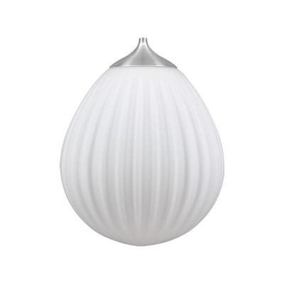 Lampshade Around The World Medium brushed steel UMAGE