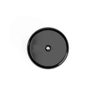 Surface-mounted porcelain junction box black Creative-Cables
