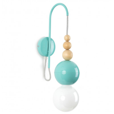 Loft Bala mint wall lamp – Kolorowe Kable