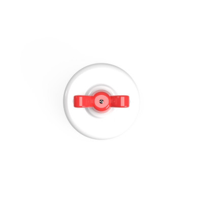 copy of White porcelain single-pole switch with red wing nut Creative-Cables