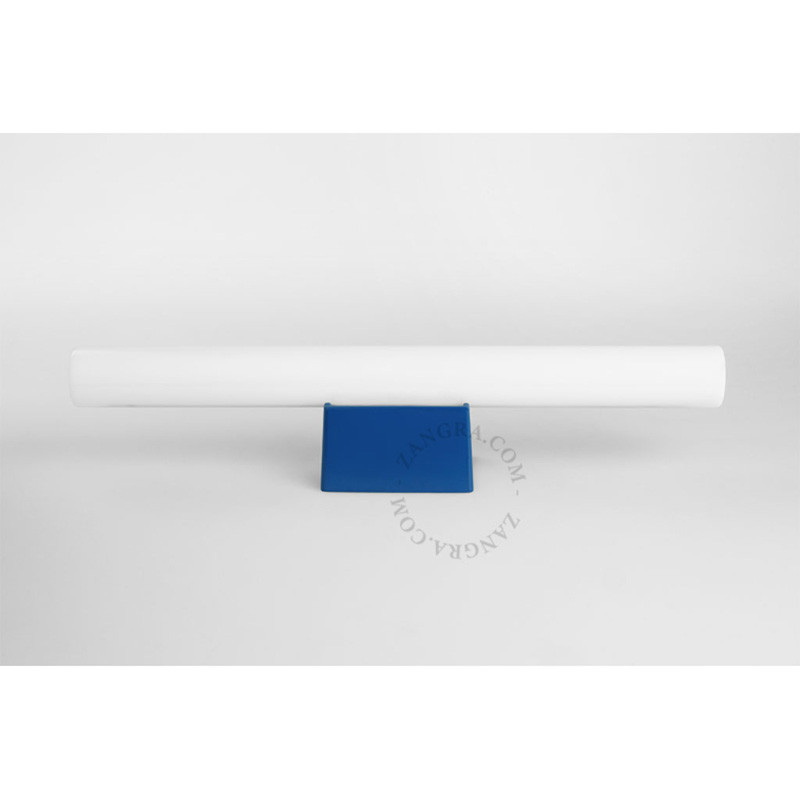 Metal lampholder - S14d blue Zangra