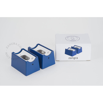 Metal lampholders - S14s blue Zangra