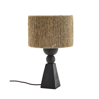 Table lamp boho Wooden with...