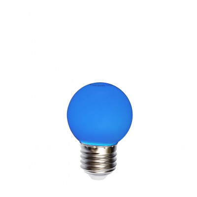 Żarówka do girland LED kulka 45mm 1W niebieska