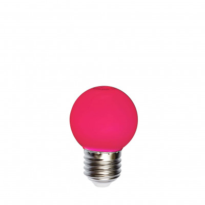 Żarówka do girland LED kulka 45mm 1W czerwona