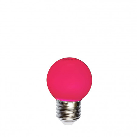 Plastikowa żarówka do girland LED kulka 45mm 1W czerwona Spectrum LED