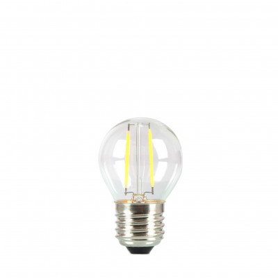 Żarówka do girland LED kulka 45mm 2W przezroczysta barwa ciepła